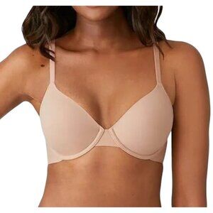 WACOAL Comfort First T-shirt‎ Bra 853339 Size 38DDD underwire beige color